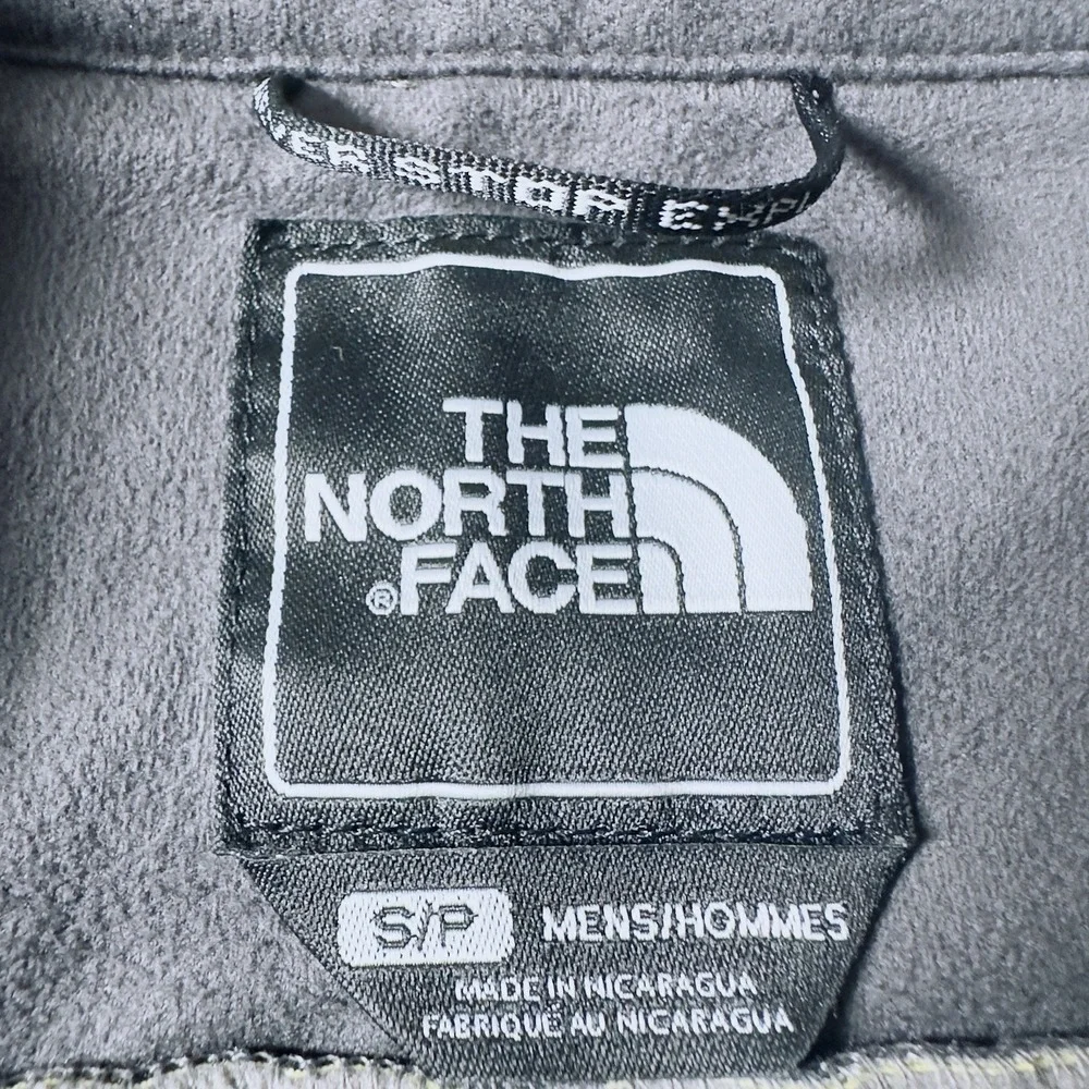 The North Face Jacket Men Small Apex Bionic Gray Softshell Windproof Lined